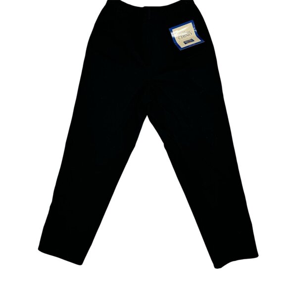 NWT Pendleton Womens Wrinkle-Free Black Chino Pants Size 12 Cotton - Picture 2 of 10